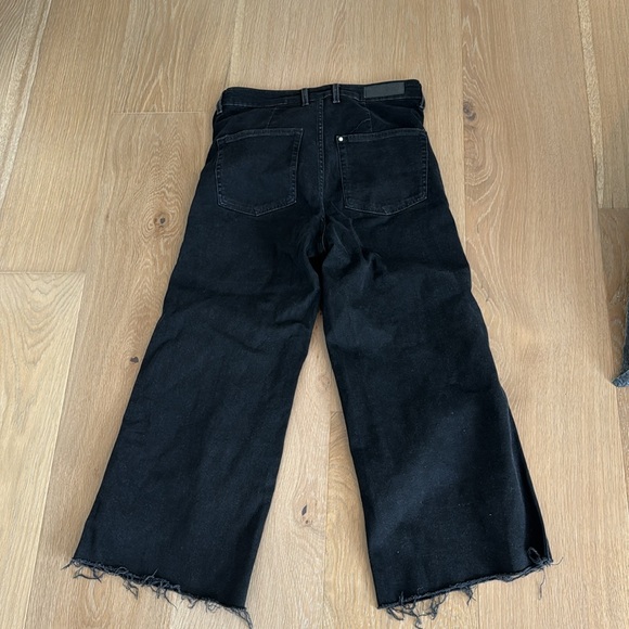 H&M high rise culotte jeans black - Picture 2 of 2